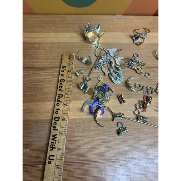 Vintage Y2K Barbie 90s Queen princess silver gold crowns necklaces bracelet - Picture 7 of 7
